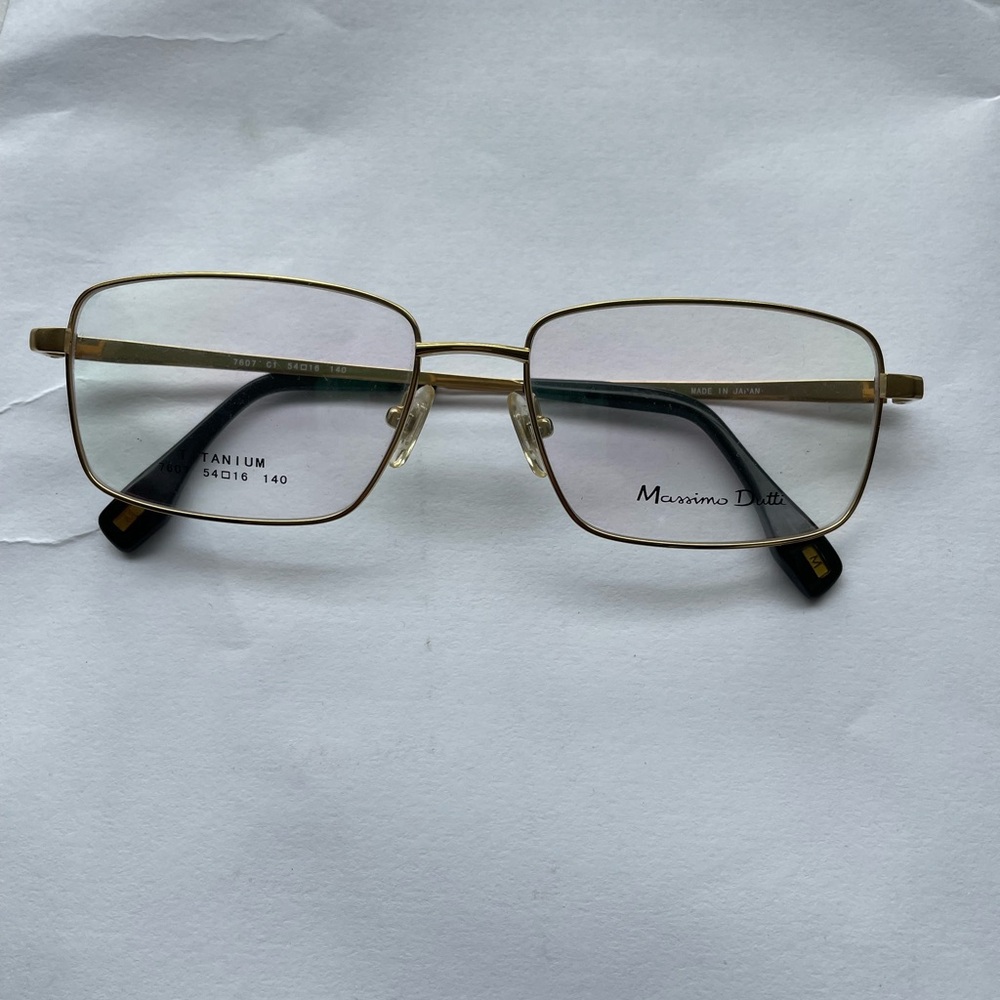 Massimo Dutti Gold Frame Glasses